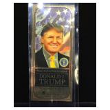 2016 1/10g  of pure gold, Donald Trump the 45