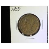 1853 Large Cent