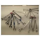 Lot of assorted open end wrench sets - Craftsman,