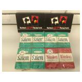 Vintage sealed tobacco themed playing cards and