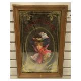 Vintage Olympia Beer mirror sign - 14x22