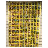 1988 uncut sheet of Growing Pains collector cards