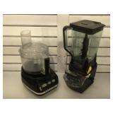 Ninja blender with blade, missing lid on top of
