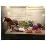 Variety of girls toys