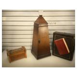 Decorative storage boxes & doored shelf, shelf