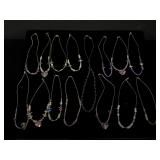 15 Southwest necklaces w/ stones