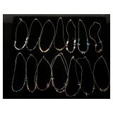 15 Southwest necklaces w/ stones