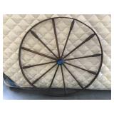 41 inch diameter wood wagon wheel - all wood -