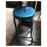 Small metal stool