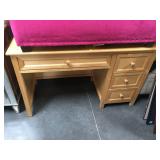 4 foot long wooden desk