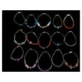 15 Southwest bracelets w/ stones