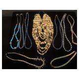 9 Southwest necklaces w/ stones