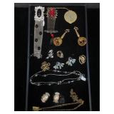 Costume jewelry earrings, necklaces & more