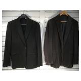 Burberry suit coat size 40 & corduroy jacket size