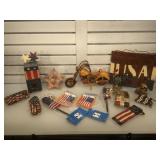 Patriotic American decor