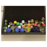 Vintage marbles & chargers