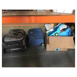 Lot of toys and luggage