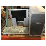 Original Sony Vaio desktop PC setup and more