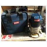 Ryobi router with soft case - tested working -