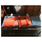 Weighted chair back cushions