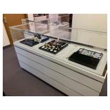 High-end wood and glass display case - 71 in