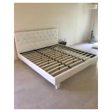 King size bed set - headboard foot board and