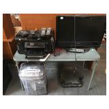 Lot of electronics - Toshiba tv with remote, HP