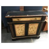 35 in long wood hall table with drawer and