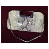 Michael Kors beige grain leather Alma style bag