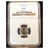 1961 NGC PF67 Roosevelt Dime