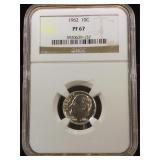 1962 NGC PF67 Roosevelt Dime