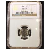 1962 NGC PF68 Roosevelt Dime