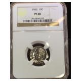 1962 NGC PF68 Roosevelt Dime