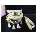 2- leather gemstone &. Embellished Kalifano
