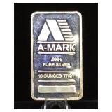 10 oz. .999 Fine Silver Bar!(A-MARK)