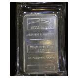 10 oz. .999 Fine Silver Bar, (NTR METALS)