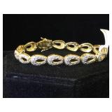 Sterling  loop bracelet