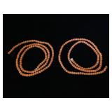 2- strands of Coral beads