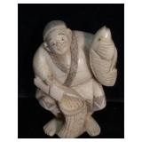 Signed Ivory netsuke, measures 2 inches
