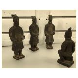4 terra-cotta replica Qin Shi Huang Chinese army