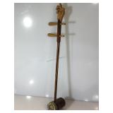 Hand made Japanese Shamisen instrument, snake