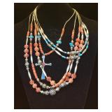 3- Southwest style necklaces, cross pendant & more