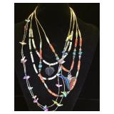 3- Southwest style necklaces, arrowhead, heart