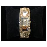 Be Dazzled quartz watch w/ crystal elements, by