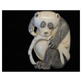 Carved Ivory Panda Pendant