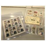 Assortment of canceled stamps & more