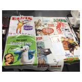 10 Vintage movie posters, (Stay Away Joe, Frankie
