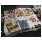 10. Vintage  movie posters, (The Golden Mask,