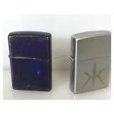 2 vintage Zippo lighters