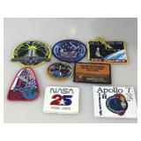Collection of NASA patches